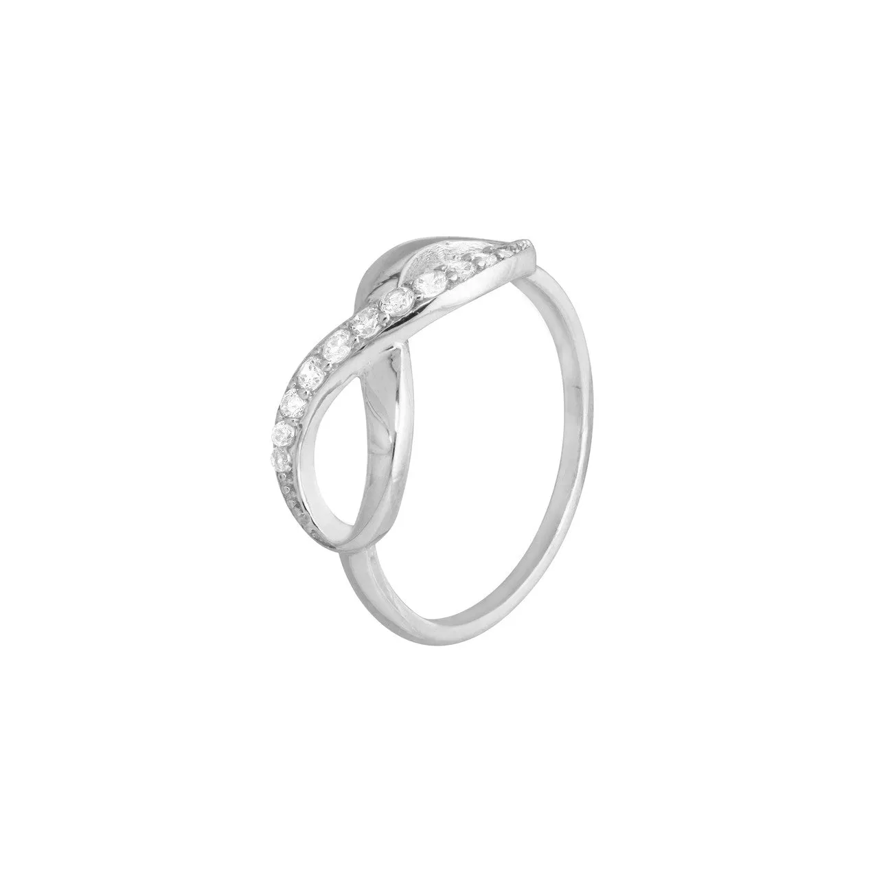 1 ROW CZ INFINITY RING