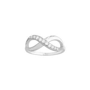 1 ROW CZ INFINITY RING