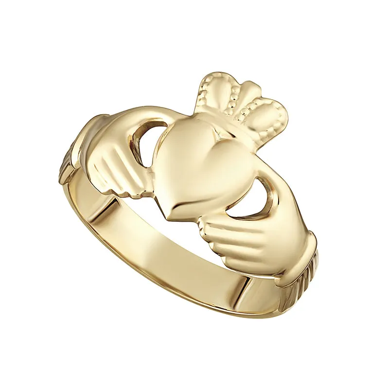 10K Gold Ladies Claddagh Ring