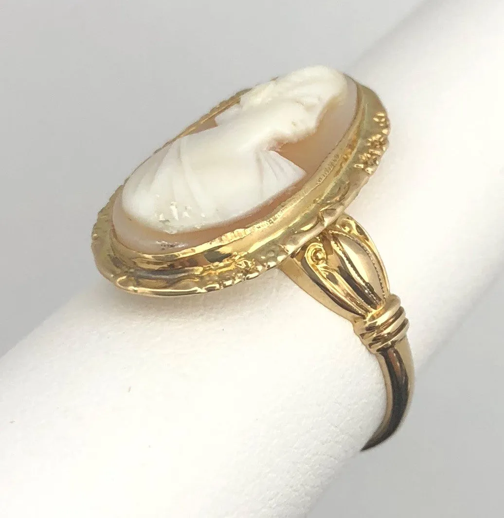 10KY Cameo Ring