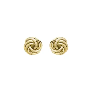 14k Gold Love Knot Studs