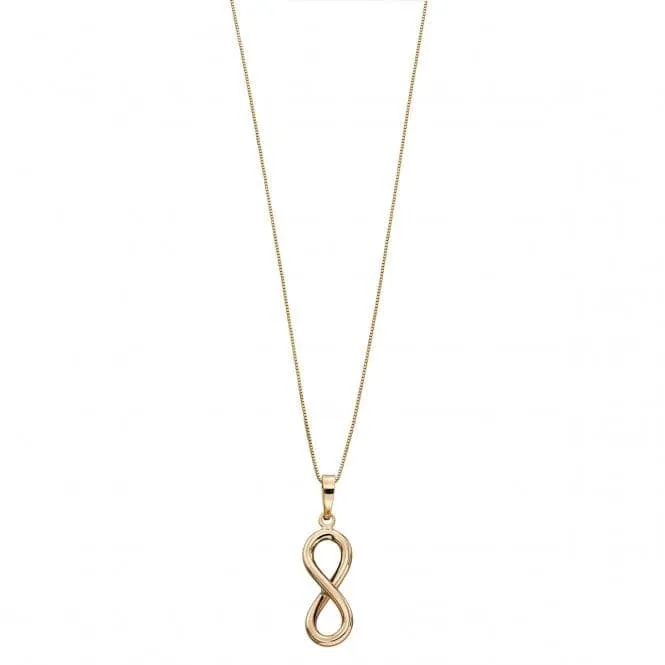 9CT Yellow Gold Infinity Pendant GP2109