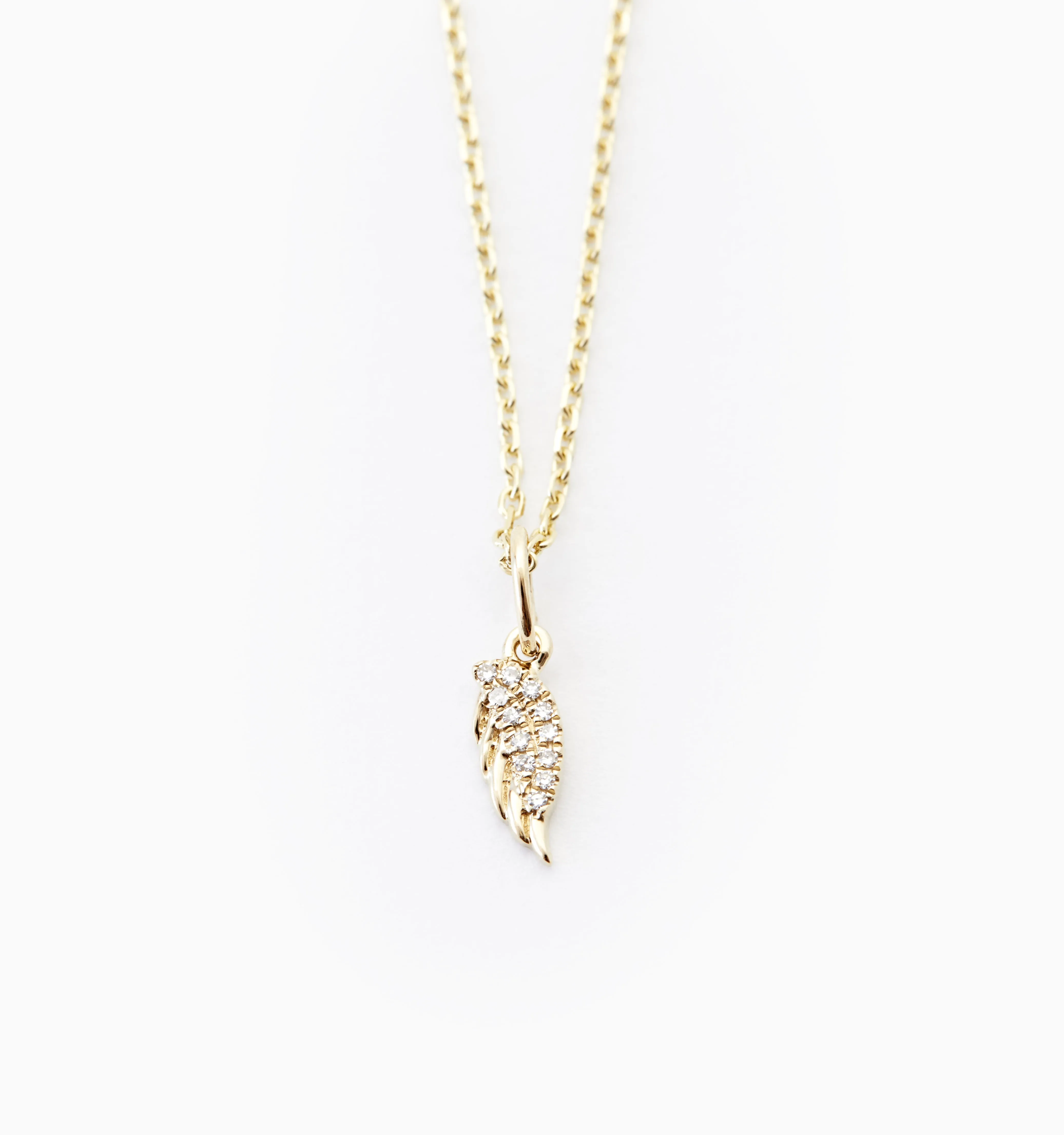 Angel Wing Diamond Necklace