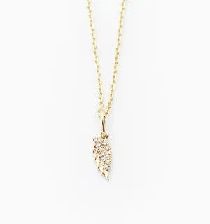 Angel Wing Diamond Necklace