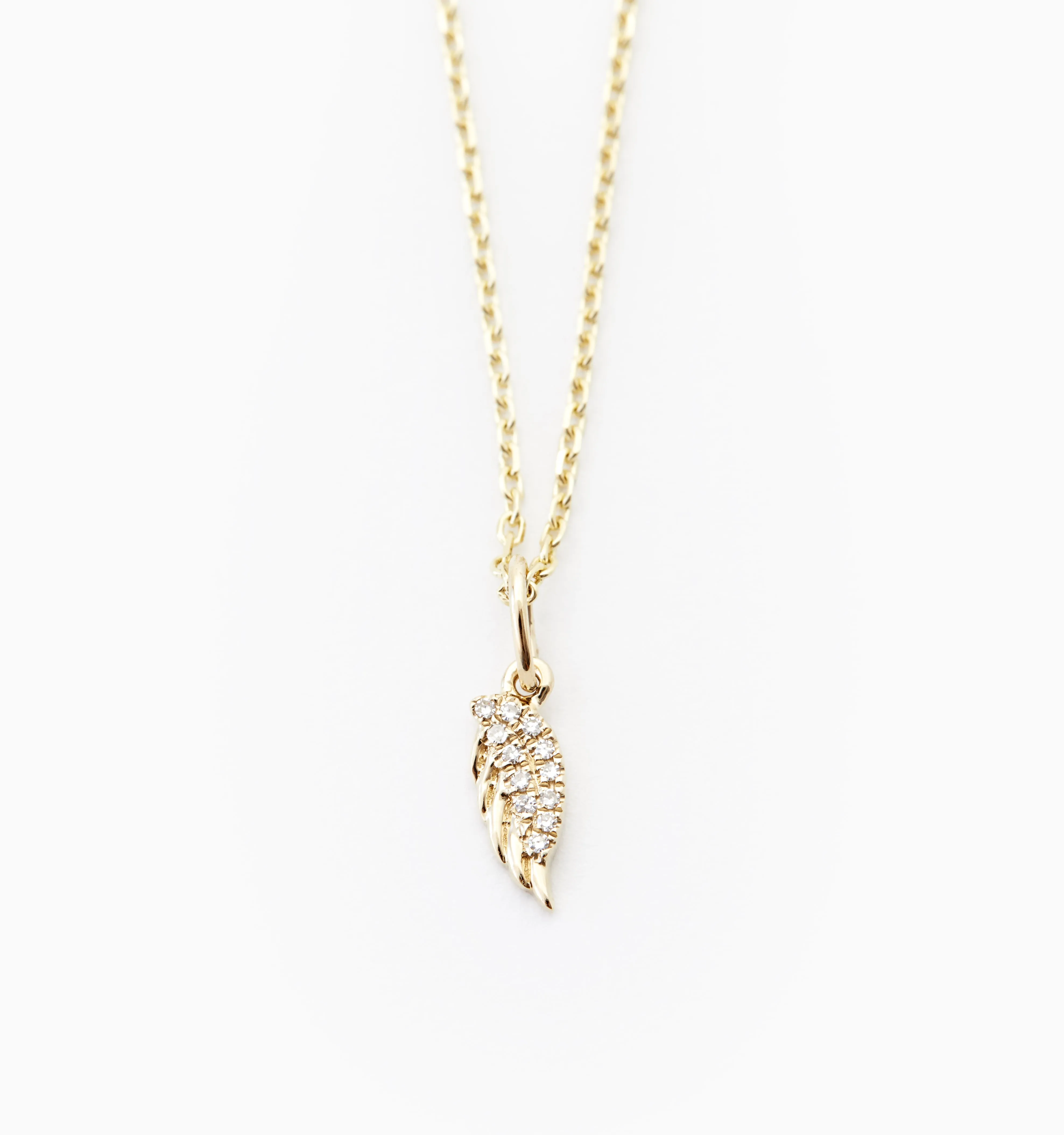 Angel Wing Diamond Necklace