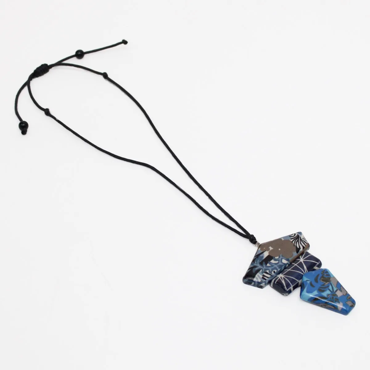 Artistic Blue Annika Pendant Necklace