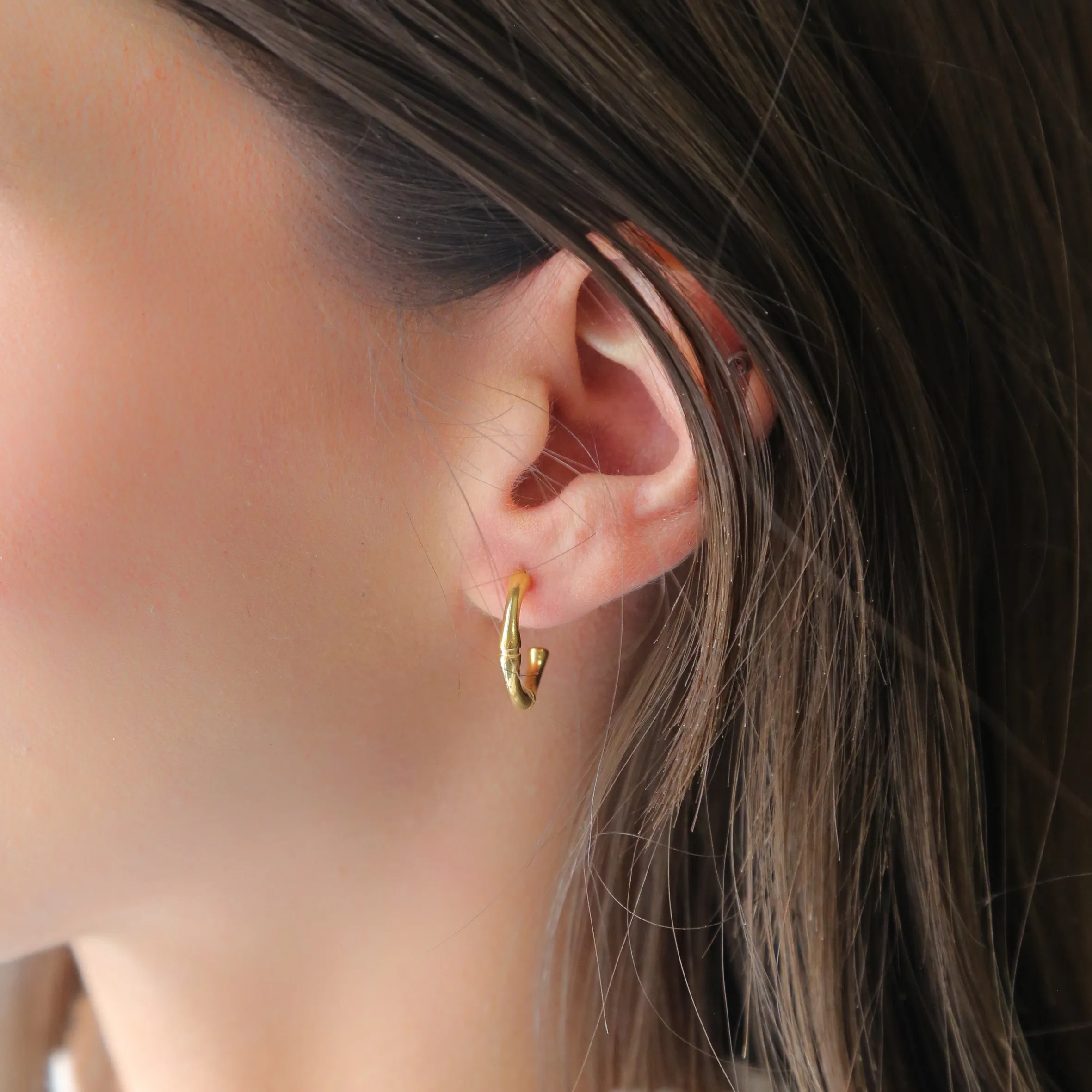 BAMBOO - 18K Gold Earrings