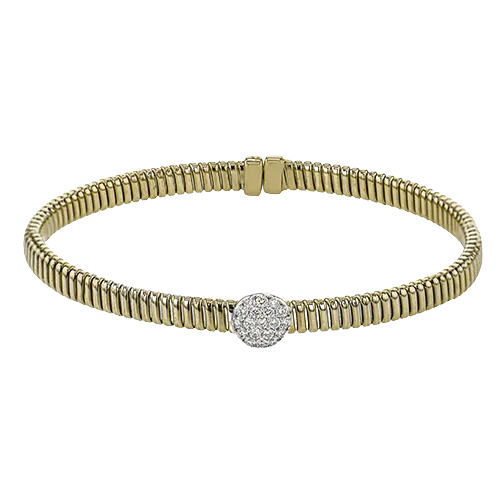 Bangle in 18k Gold with Diamonds