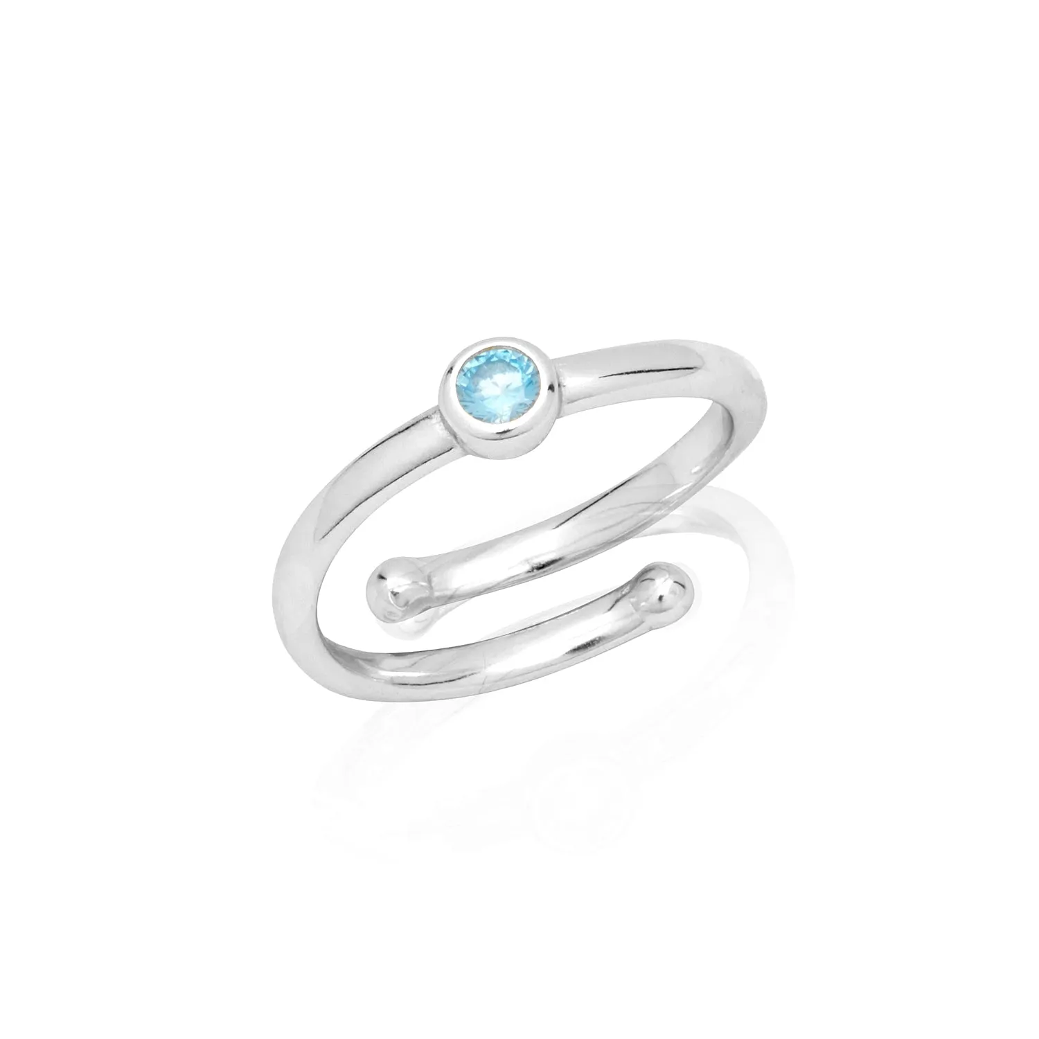 Birthstone Ring (Silver)