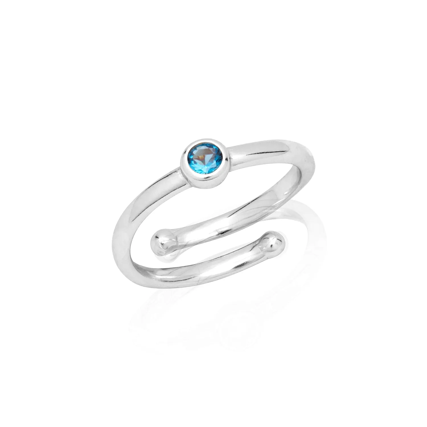 Birthstone Ring (Silver)