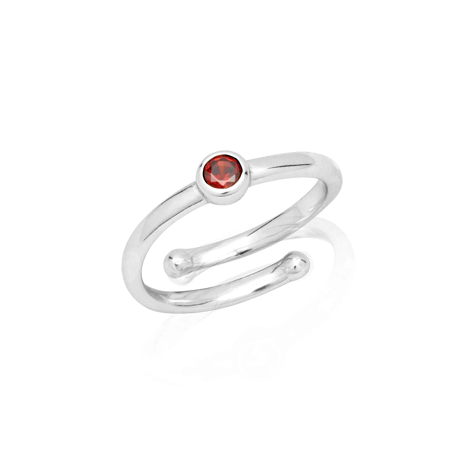 Birthstone Ring (Silver)