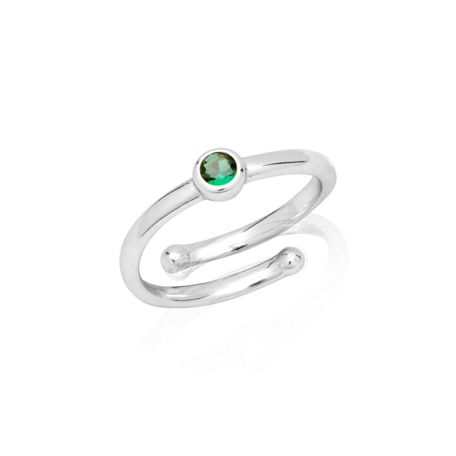 Birthstone Ring (Silver)