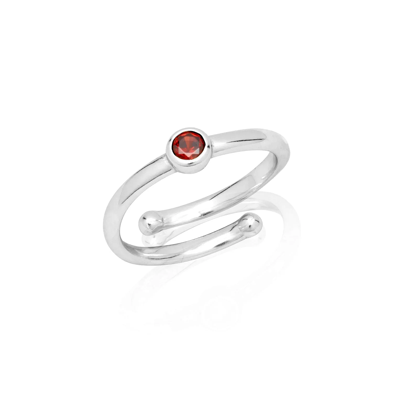 Birthstone Ring (Silver)