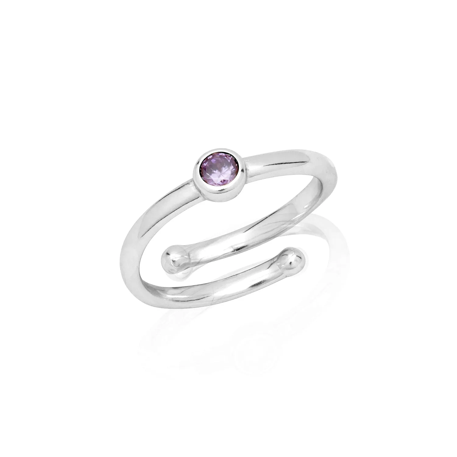 Birthstone Ring (Silver)