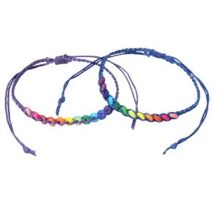 Bracelet - Rainbow Rings Tie