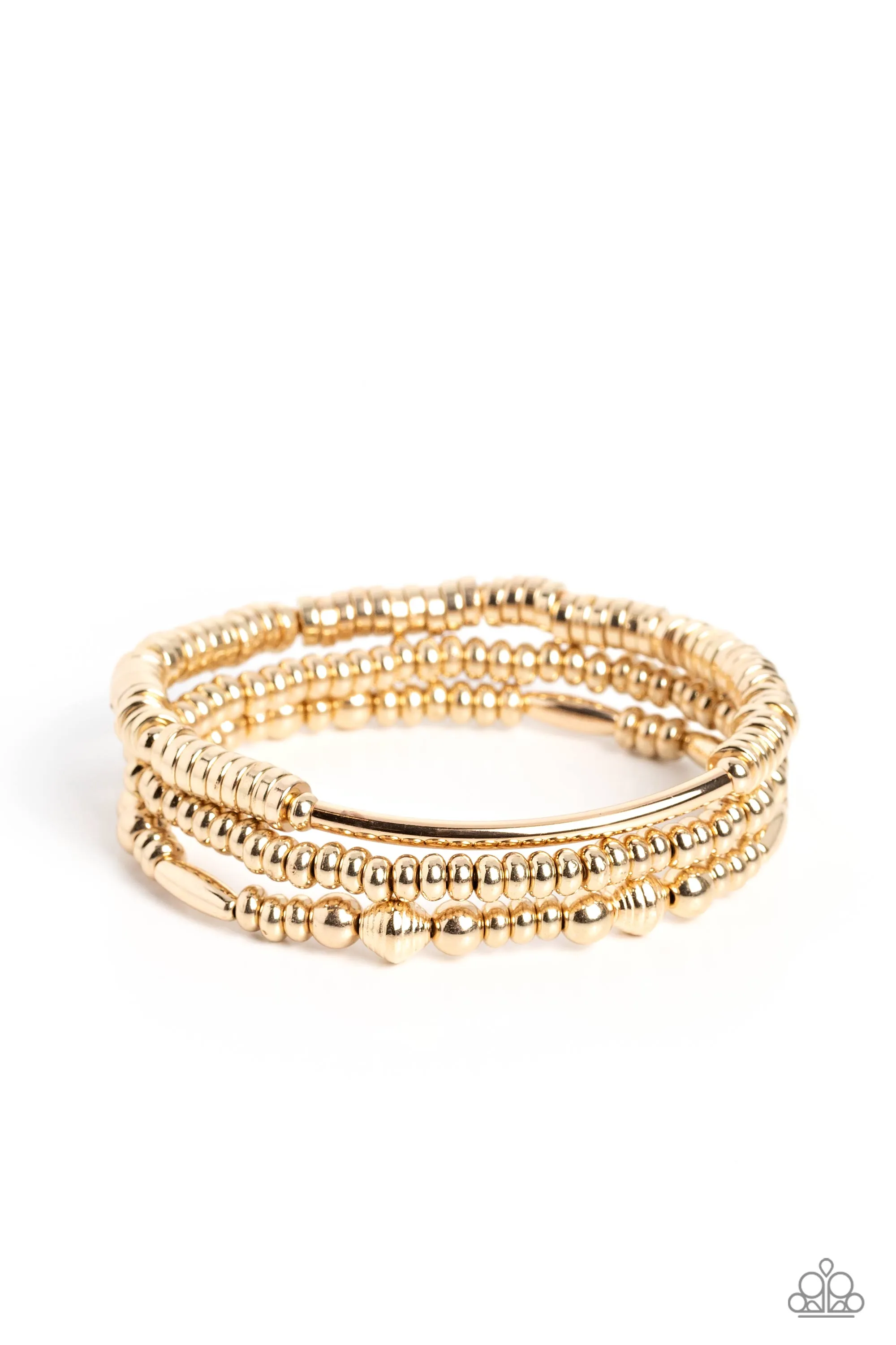 Bracelets Monochromatic Medley - Gold B028