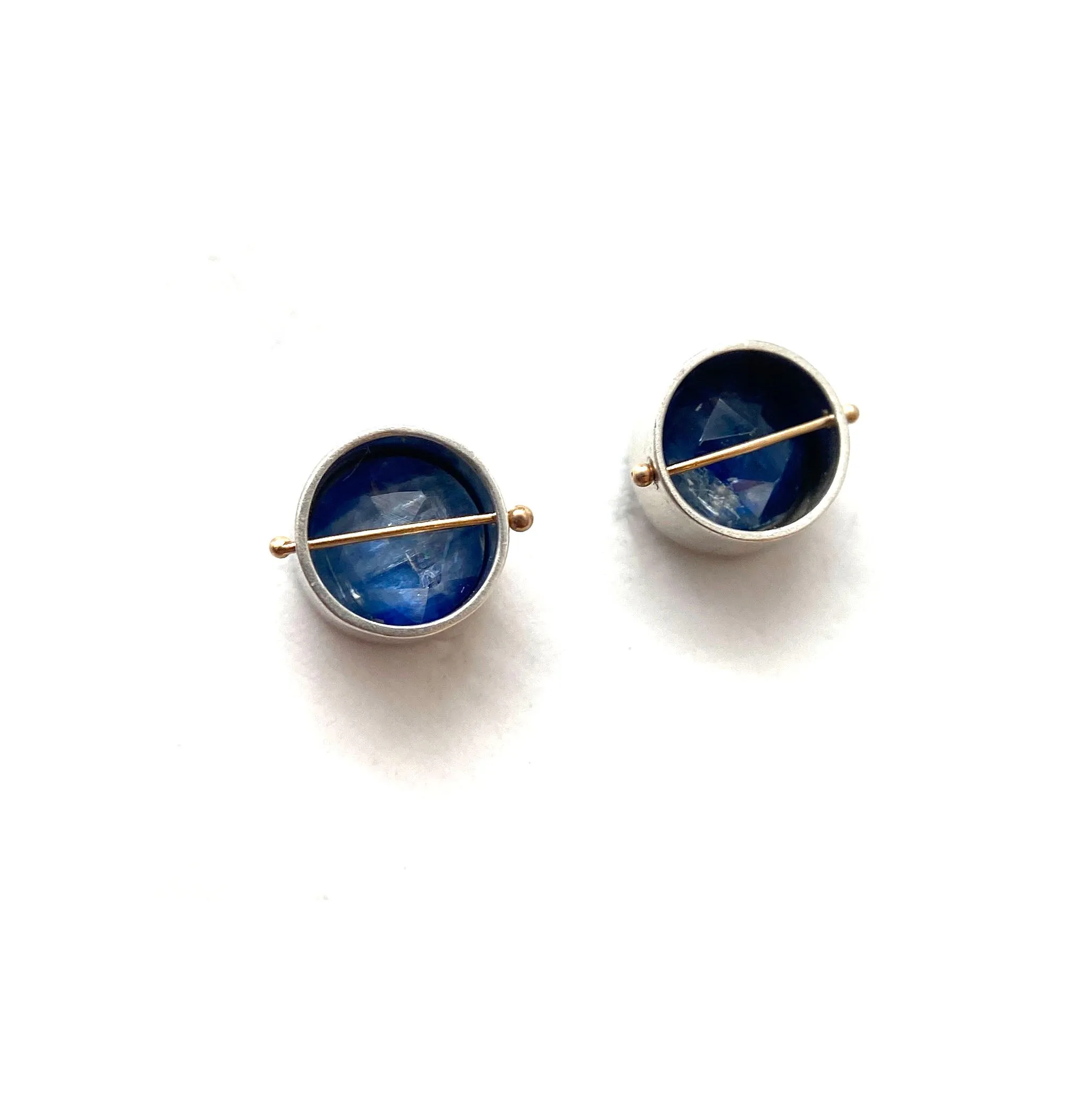 Captured Kyanite Studs