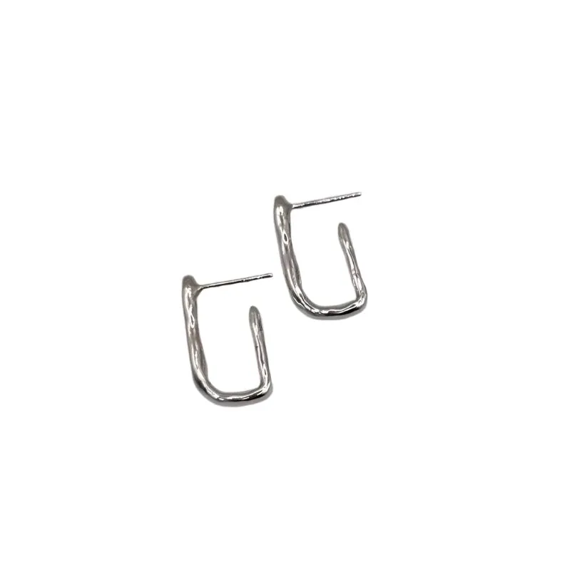 Comfort Square Hoop Earrings