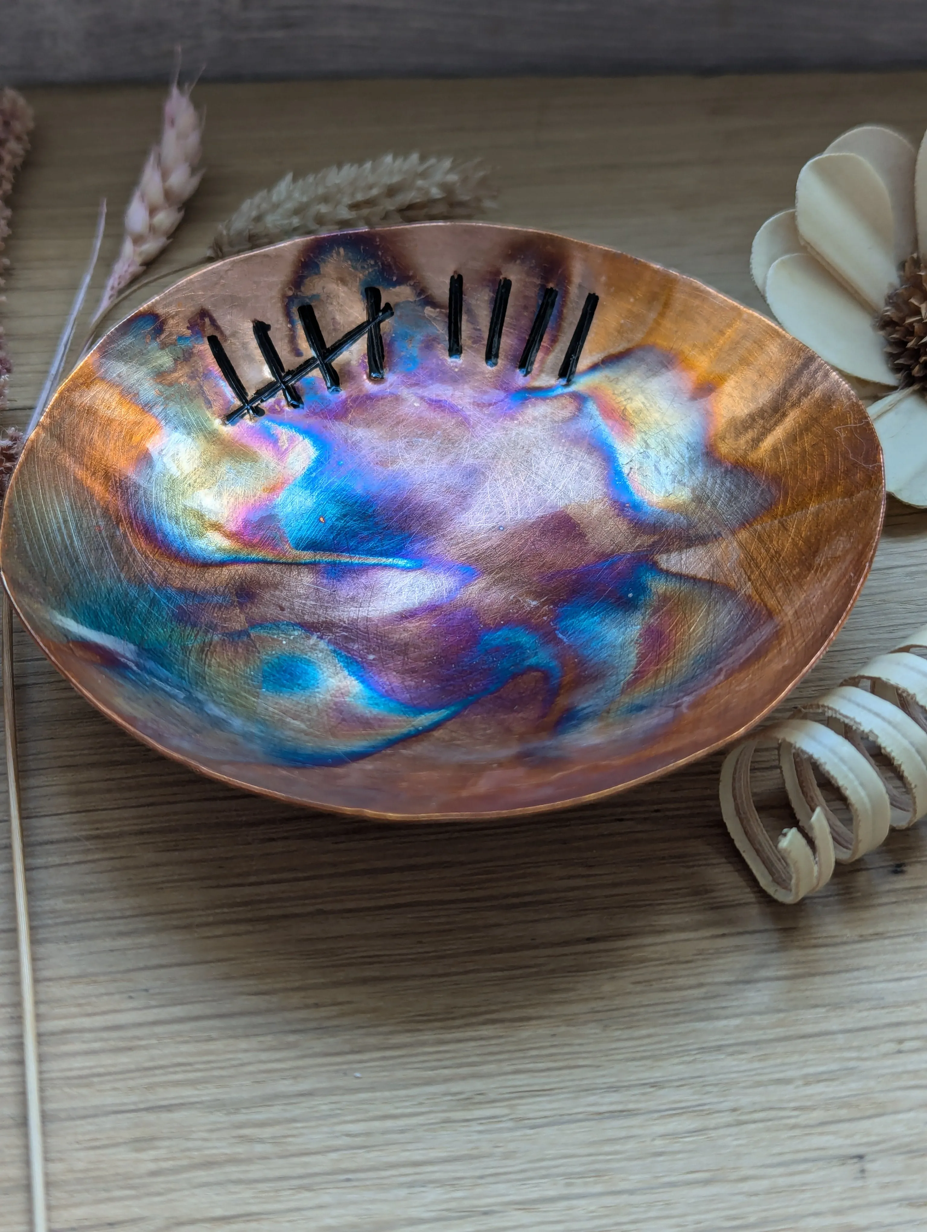 Copper dish, 9th anniversary gift