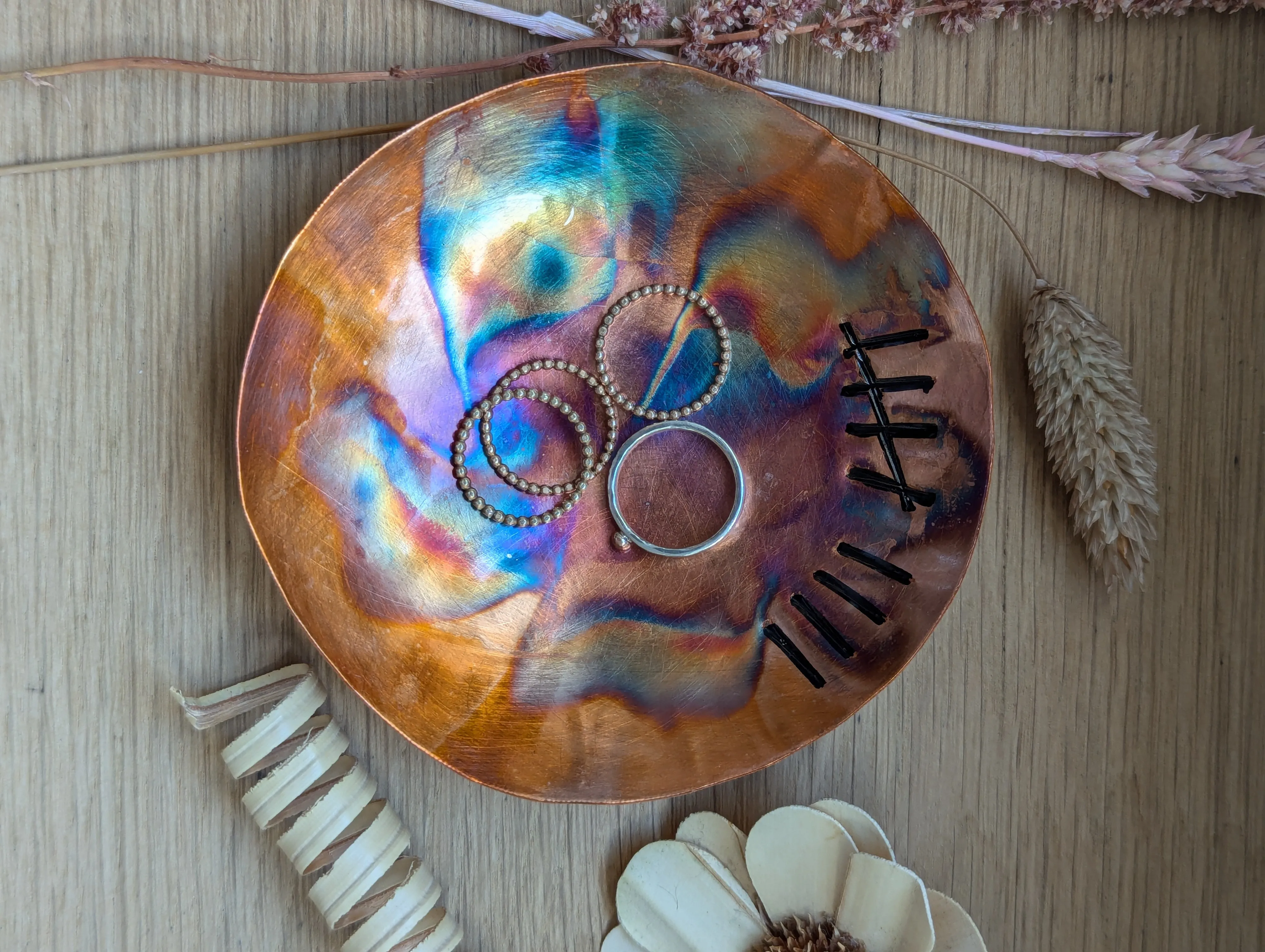 Copper dish, 9th anniversary gift