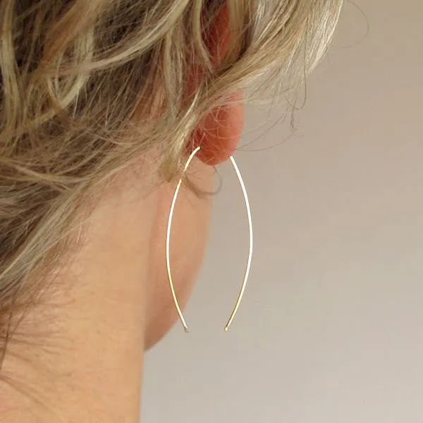 Curved Earrings - Everyday Earrings