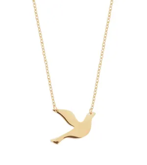 Dove Necklace Gold