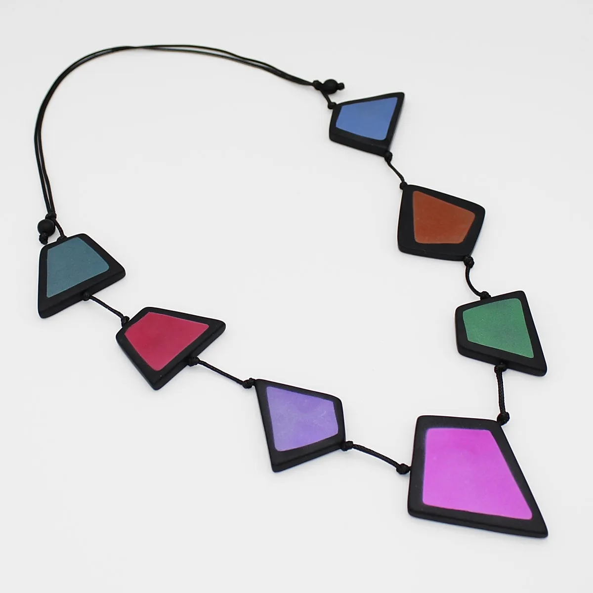 Dramatic Multi-Color Stori Statement Necklace