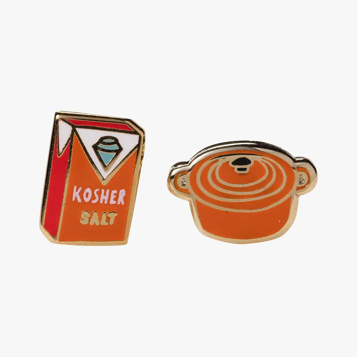 Dutch Oven & Kosher Salt Earrings