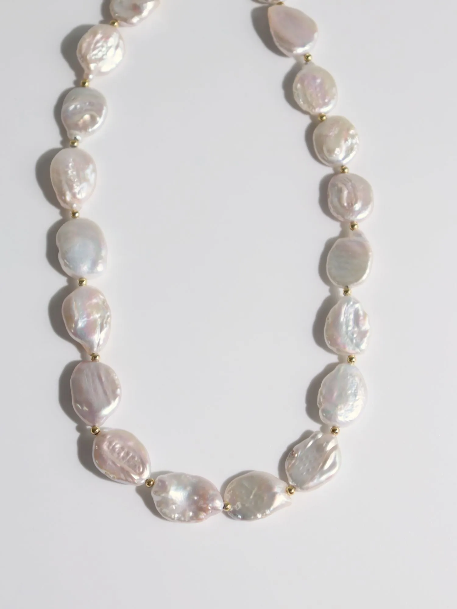 Elegant Rebellion Baroque Pearl Statement Necklace