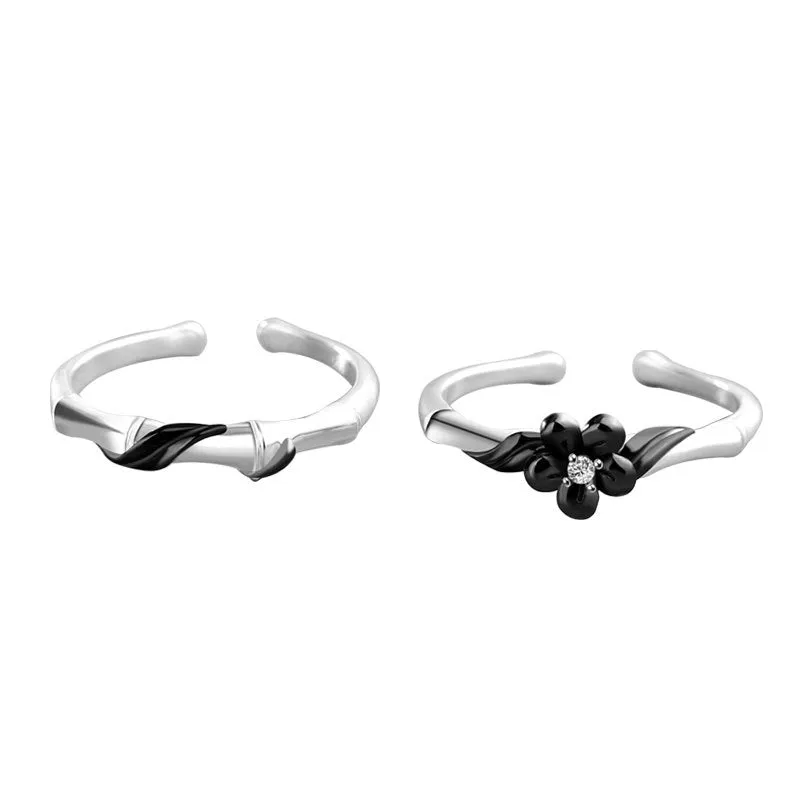 Engravable Adjustable Matching Rings for Couples