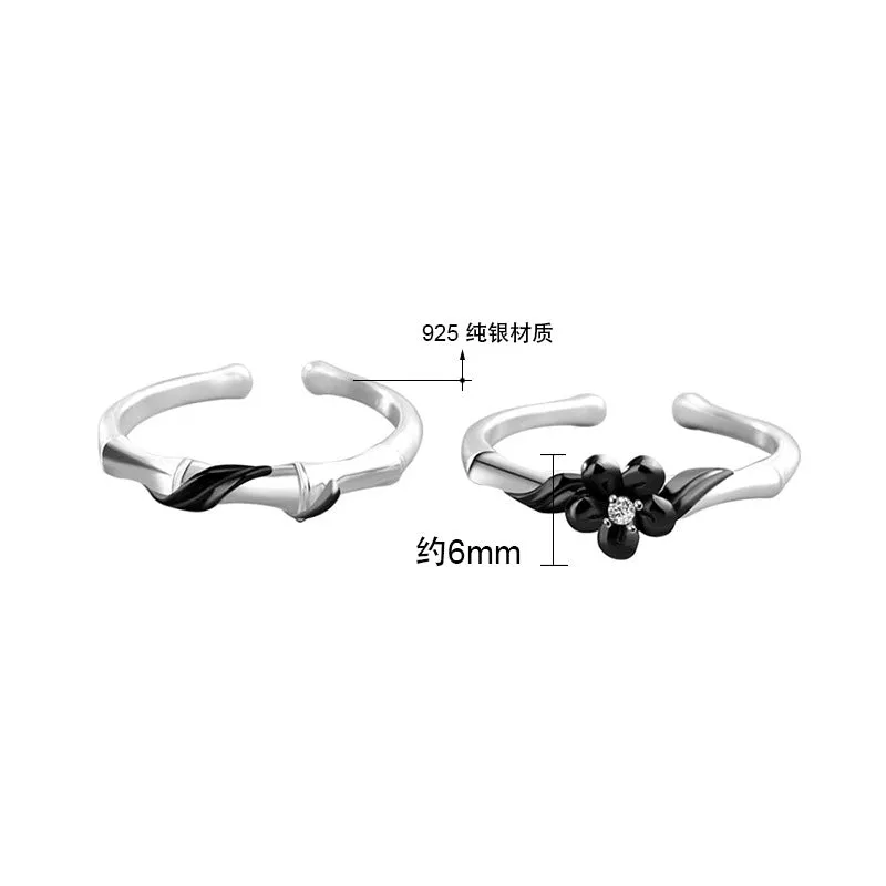 Engravable Adjustable Matching Rings for Couples