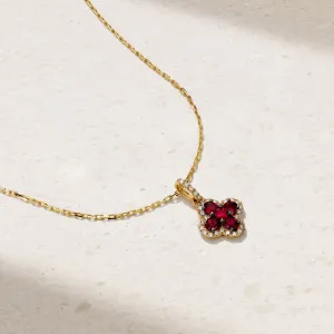 Felicity Ruby and Diamond Pendant