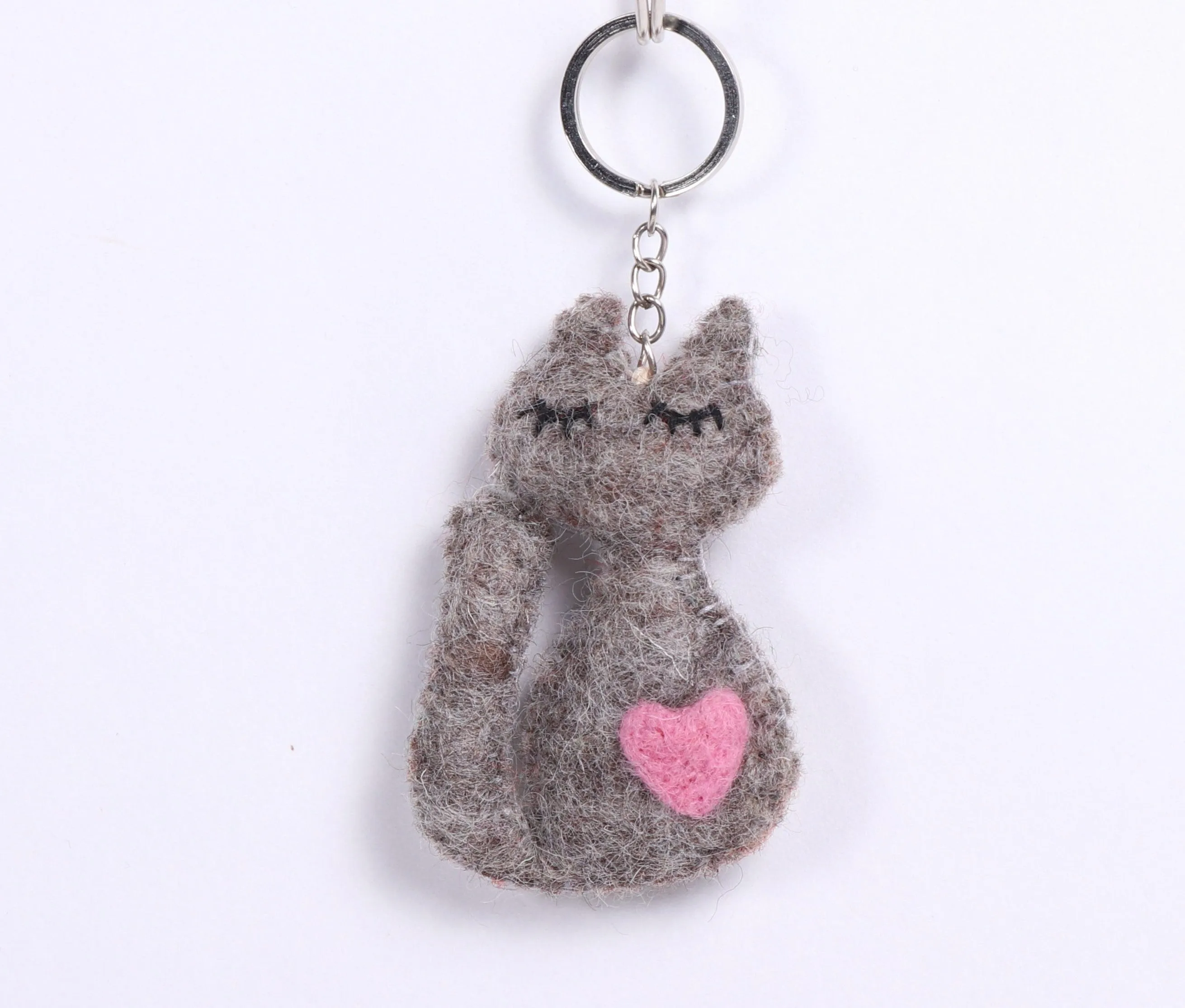 Felt animal key rings/ Felt key chains