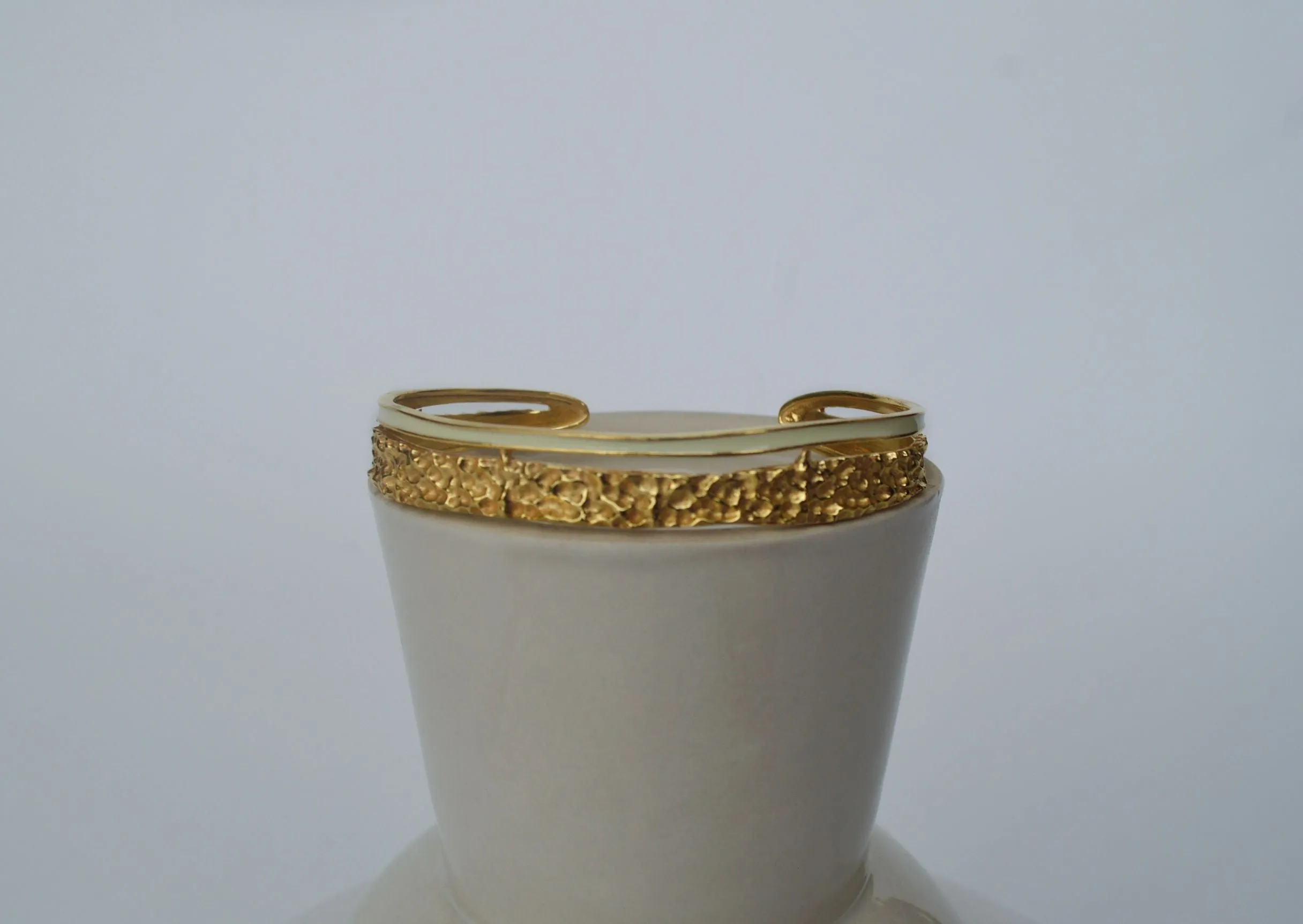 Gold Brass Golden Enamel Bracelets