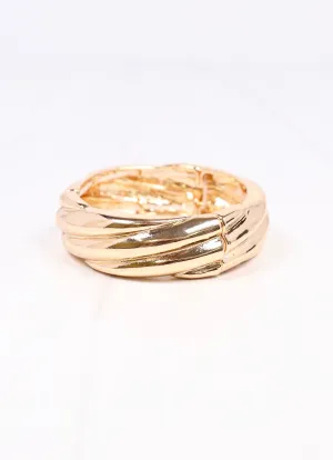 Hackett Stretch Bracelet SHINY GOLD