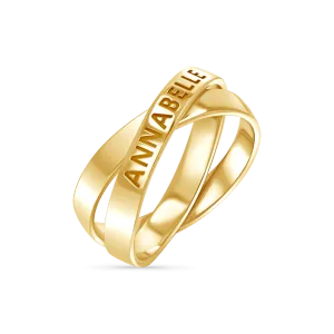 Interlocked Engravable Ring