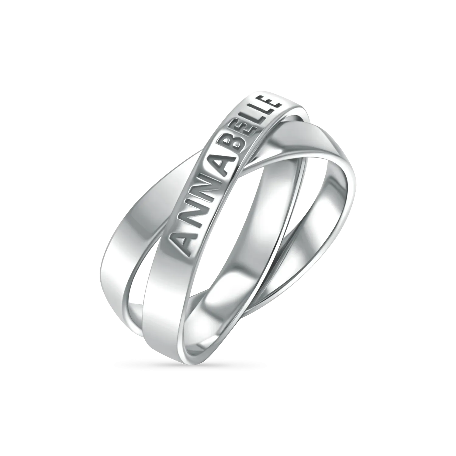 Interlocked Engravable Ring