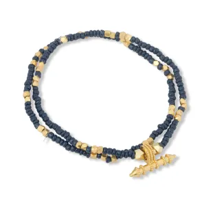 Jaya Beaded Bracelet Set Navy