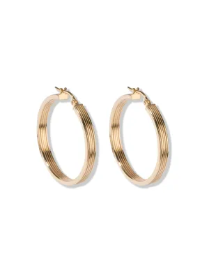 Jupiter Hoop Earrings <br>Gold Vermeil