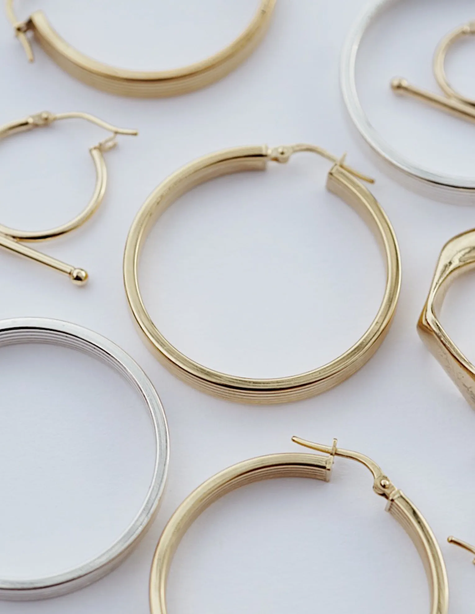 Jupiter Hoop Earrings <br>Gold Vermeil