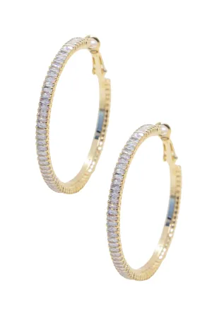 Large Golden Glow Frostbite Hoops