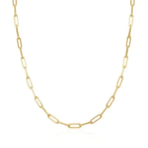 Large Paperclip Link Chain Necklace