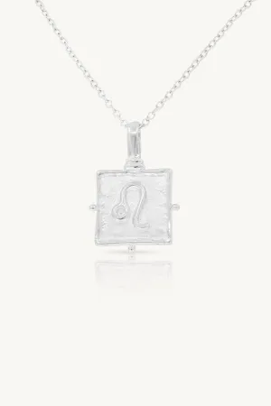 Leo Zodiac Silver Necklace