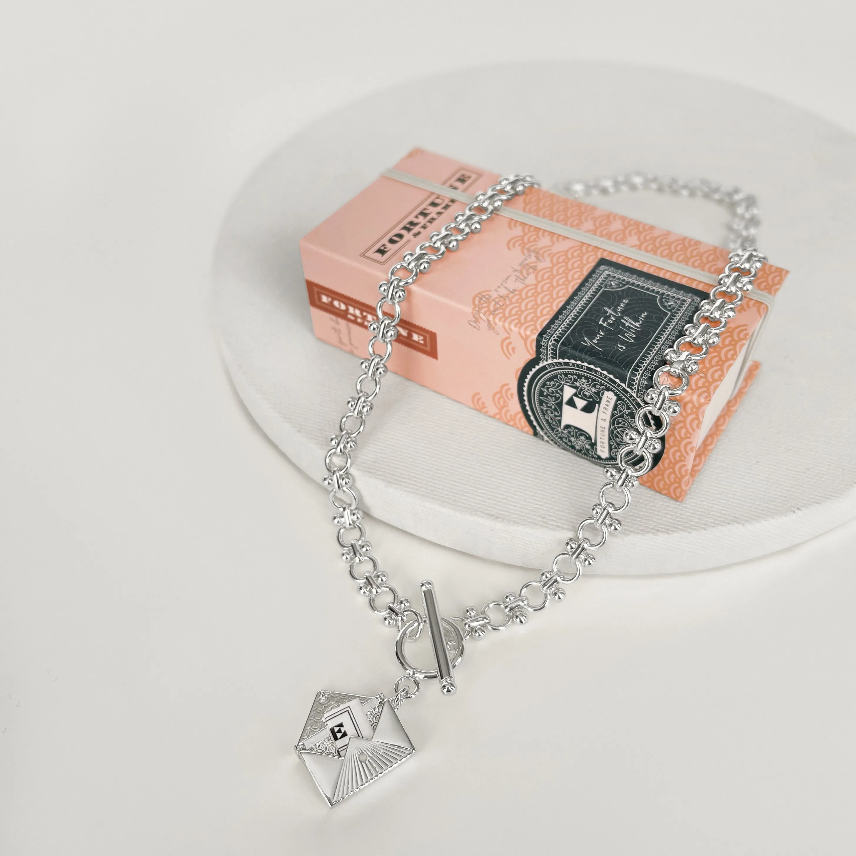 Love Letter Envelope Locket - Silver