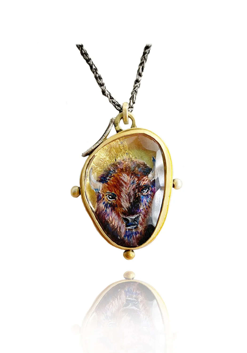 Melinda Risk Buffalo Spirit Necklace