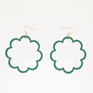 Middle Child: Pirouette Earrings Emerald