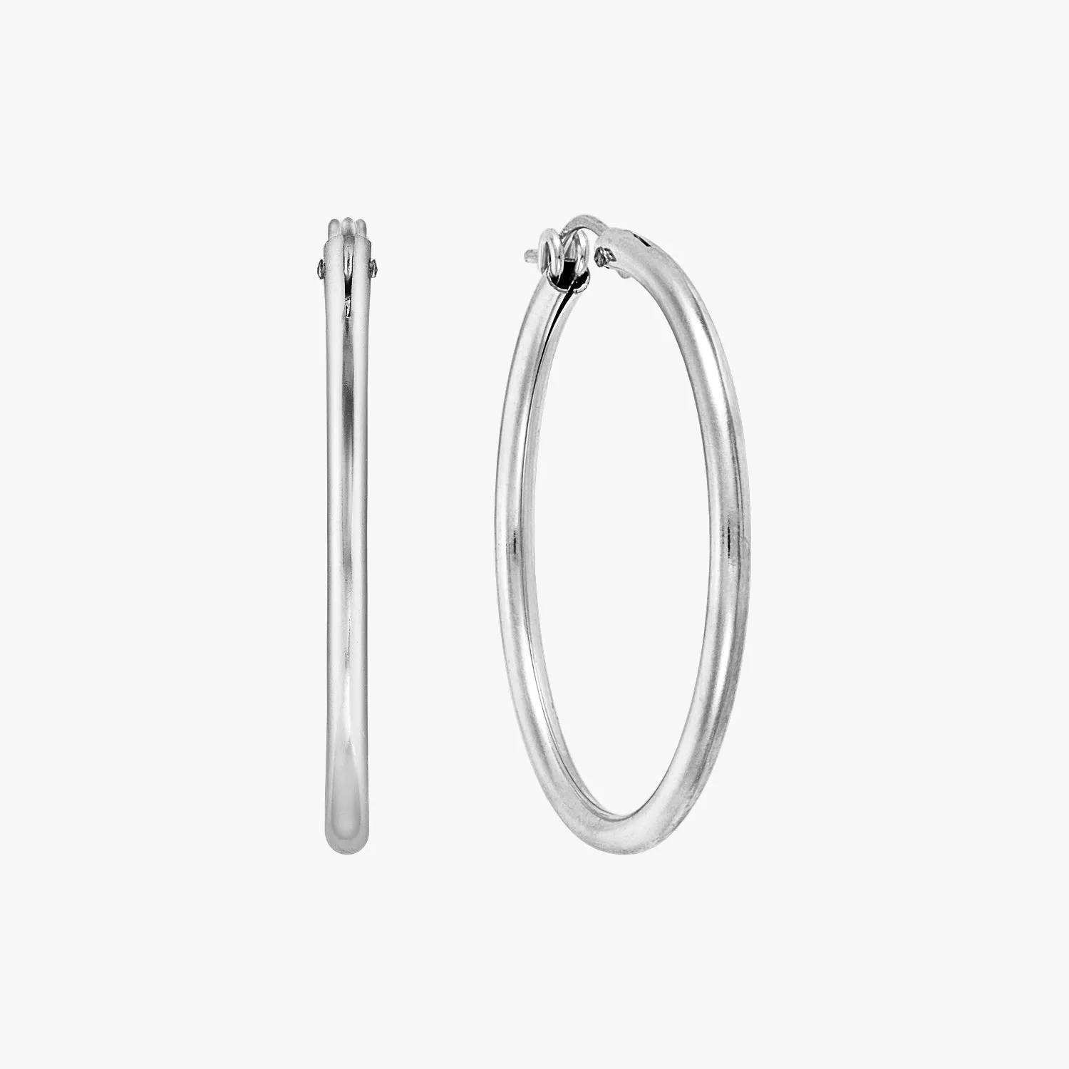 Modern Around Large Hoop Earrings