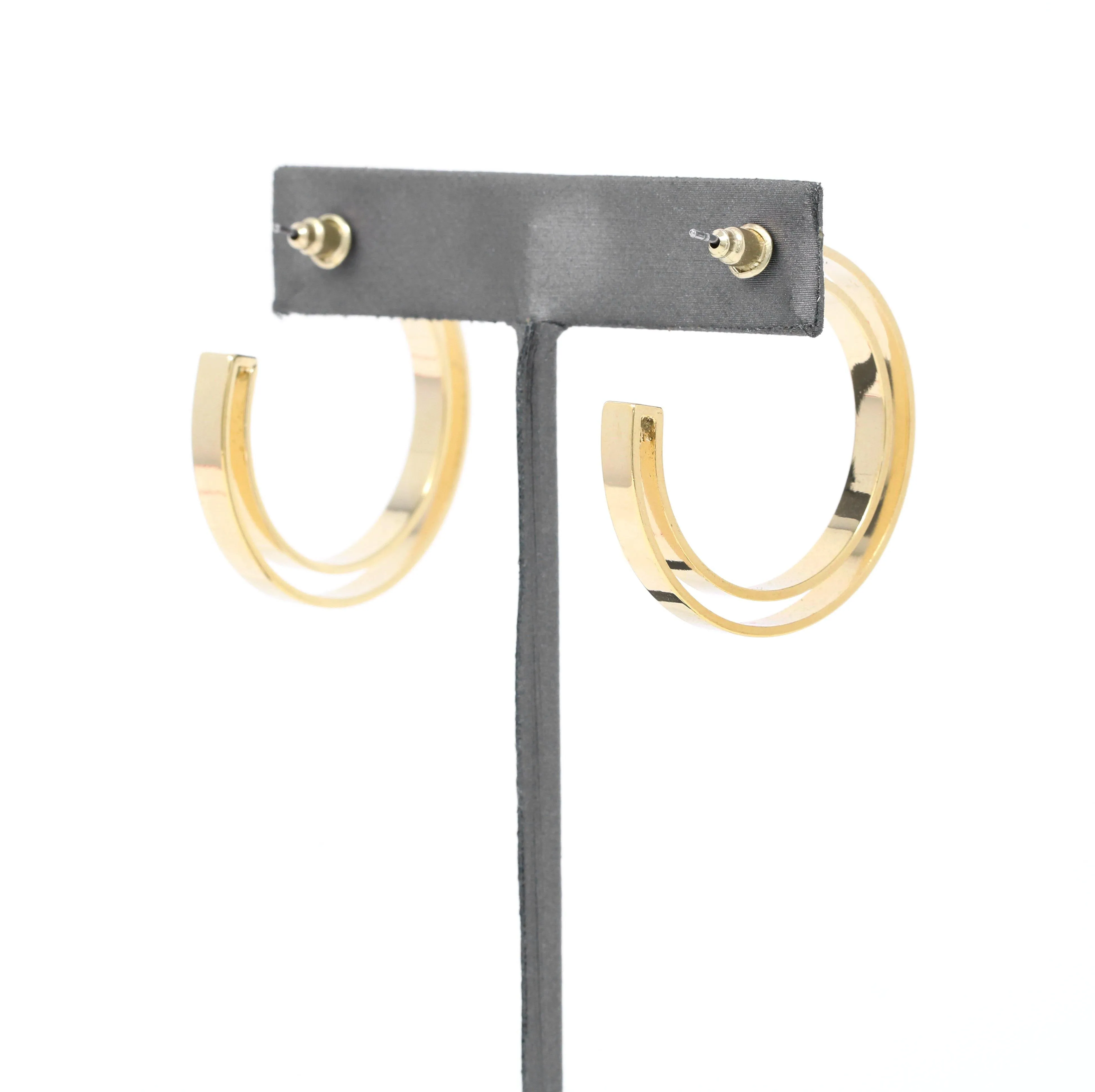 Modern Bold Metal Hoops