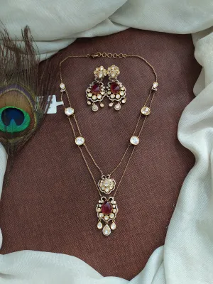 Modern Kundan Necklace Set