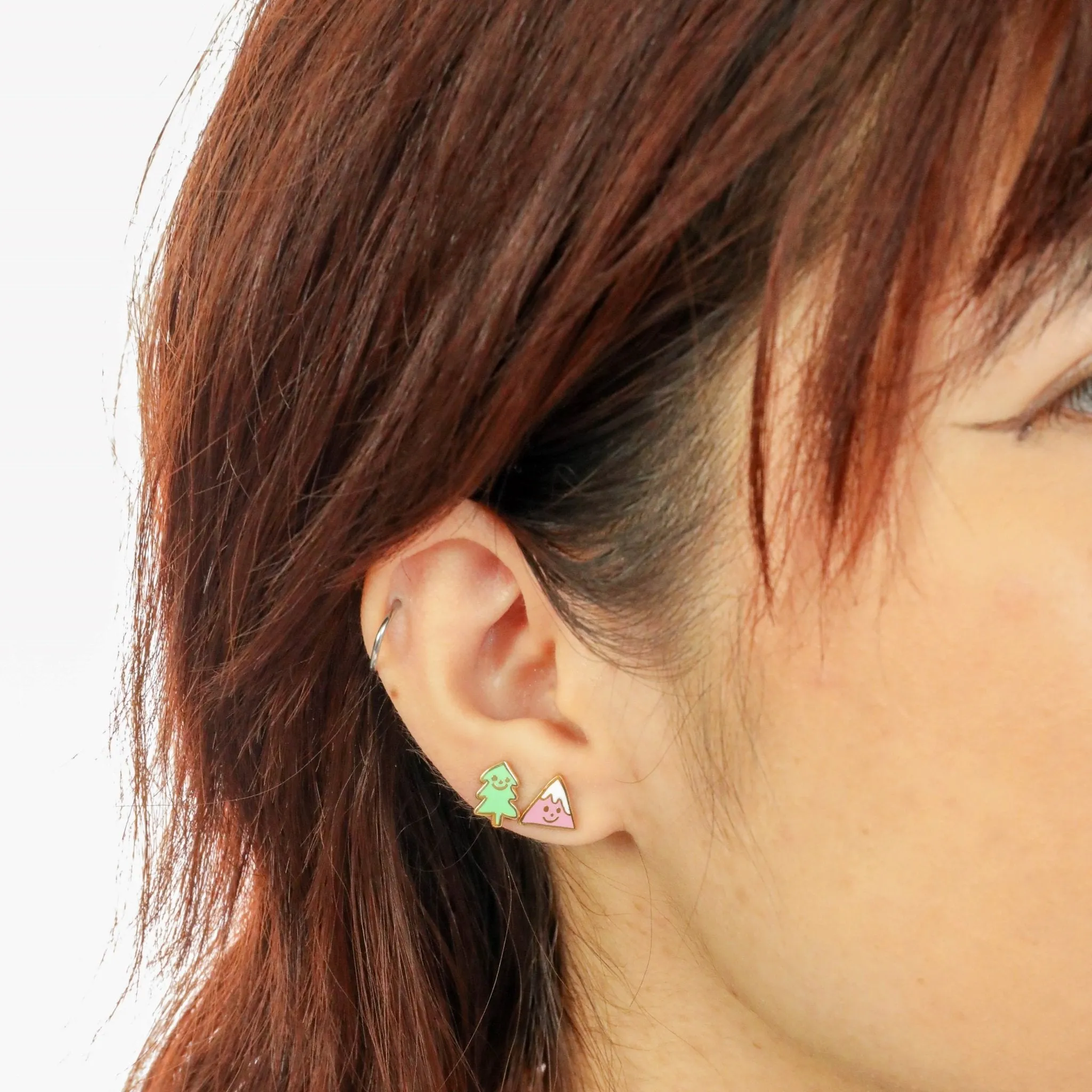 Mountain & Tree Earrings